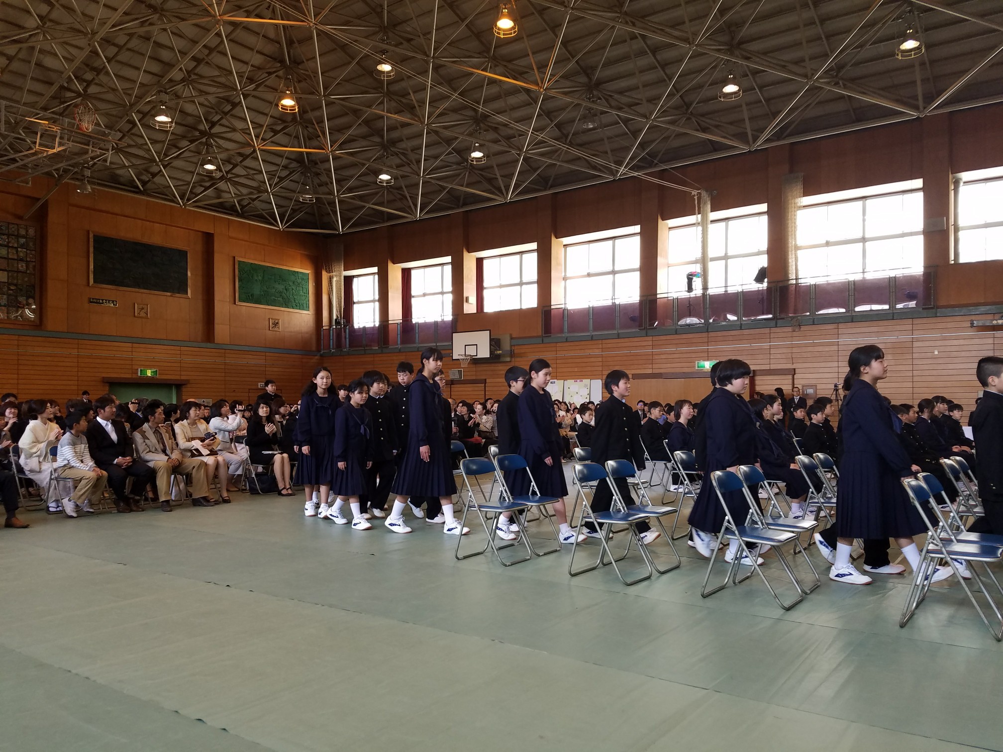 谷上小学校.山田中学校入学式 植中まさ子のオフィシャルブログ